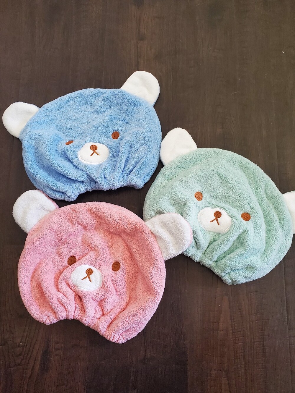 3Pcs Hair Drying Towel for Kids Girls Soft Absorbent Kids Dry Hair Cap Kids Hair